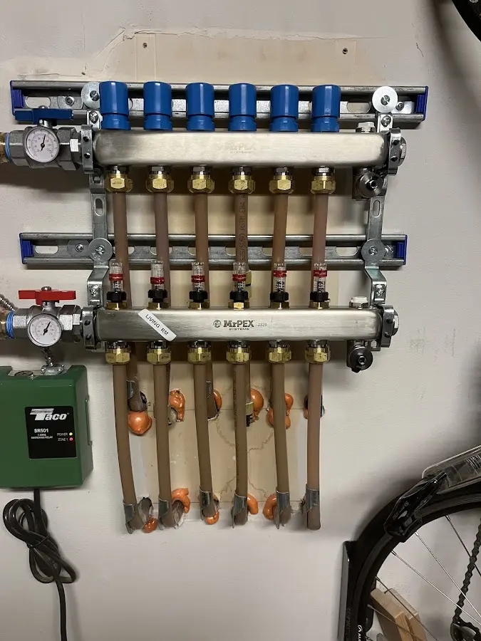 Plumber performing Leak Detection at a residential property in Mechanicsburg